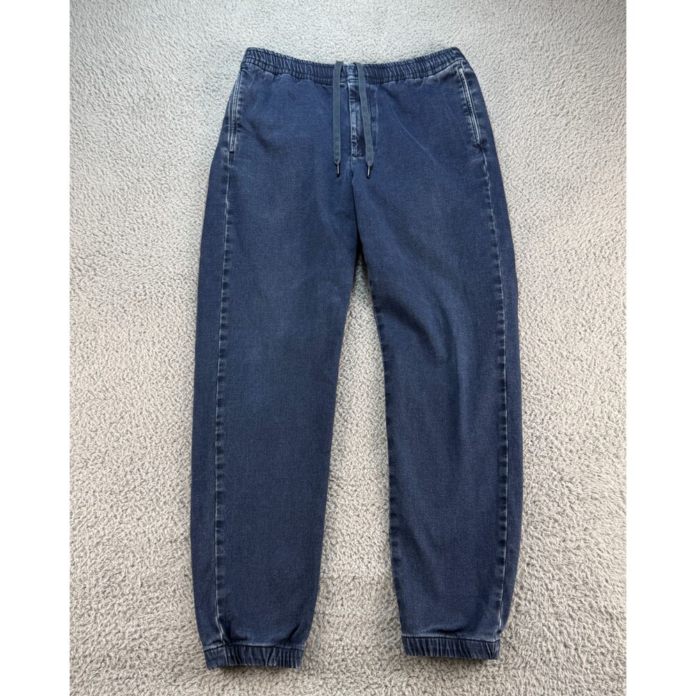 Rag & Bone Prospect Jogger Jeans Medium (32x28) Blue Stretch Denim Drawstring